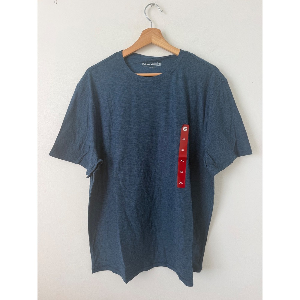 Outdoor Voices Men's Blue Short Sleeve Shirt – XL – NWT